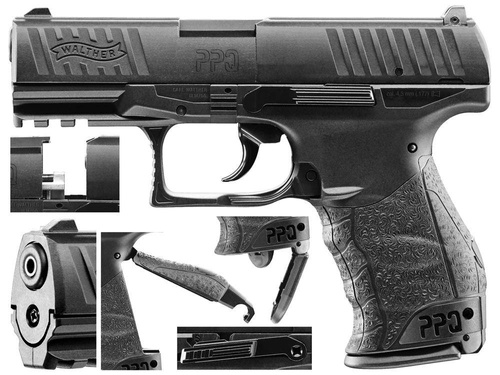 Walther - Vzduchová pistole PPQ - 4,5 mm - 5.8160