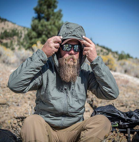 Helikon - Bunda Wolfhound Hoodie - Windpack Nylon - Desert Night Camo - KU-WLH-NL-0L