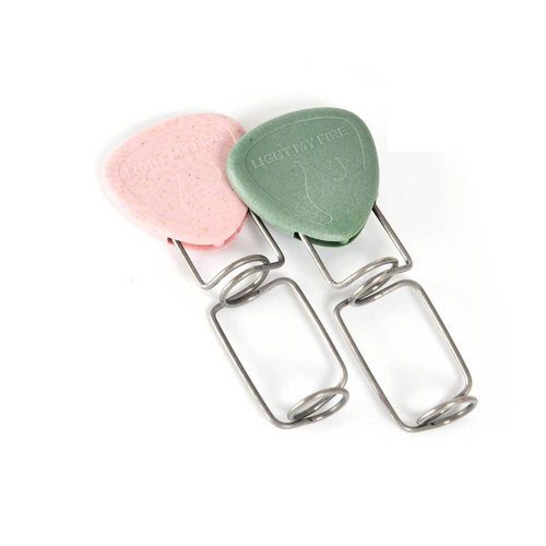 Zapalte mi oheň - Dědečkovy vidličky na oheň 2-pack BIO tábornické špejle - SandyGreen / DustyPink - 2302011313