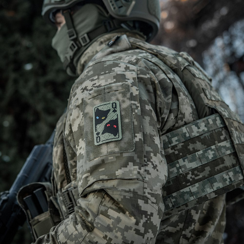 M-Tac - Nášivka Piková dáma - Cordura 500D - Ornament - Olive - 51362001
