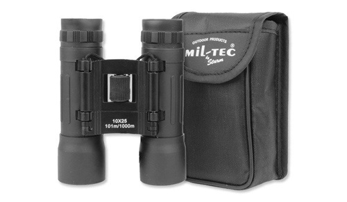 Mil-Tec - Dalekohled Mini 10x25 - černý - 15702002