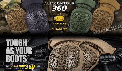 ALTA - AltaCONTOUR 360™ Vibram® Cap chrániče kolen - černé - 52933.00