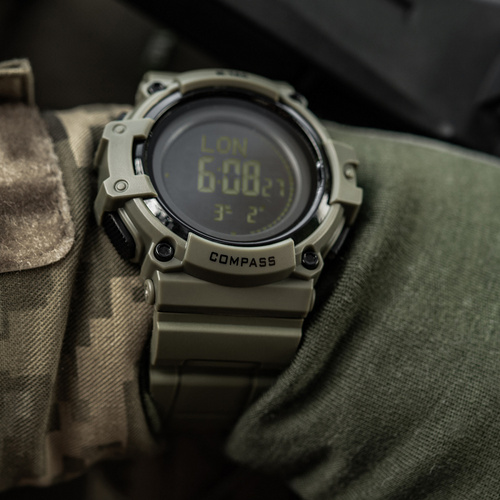 M-Tac - Taktické hodinky s kompasem 2233 - zelená Ranger - 50010001