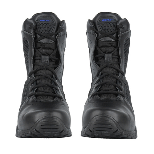Bates - Boty Tactical Shock 8'' s bočním zipem - Černá - E07008