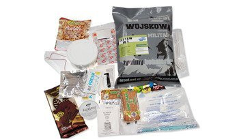 ARPOL - Vojenská potravinová dávka s ohřívací soupravou Esbit - W-1