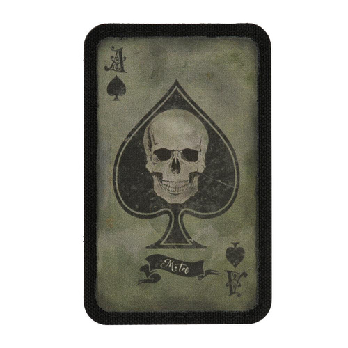 M-Tac - Nášivka Ace of Spades - Morale Patch - Ranger Green / Black - 51101023