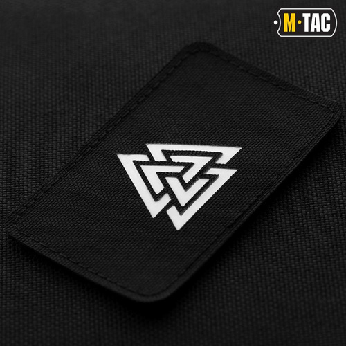 M-Tac - Laserem řezaná vodorovná záplata Valknut - černá - 51164299