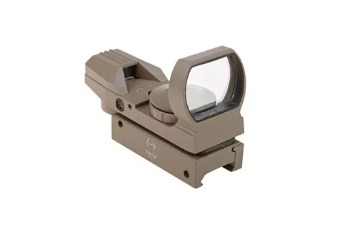 Theta Optics - Replika kolimátorového zaměřovače otevřená - hliník - hnědá - THO-10-007850