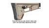 Magpul - pažba ACS-L™ pro karabiny - Mil-Spec - černá - MAG378