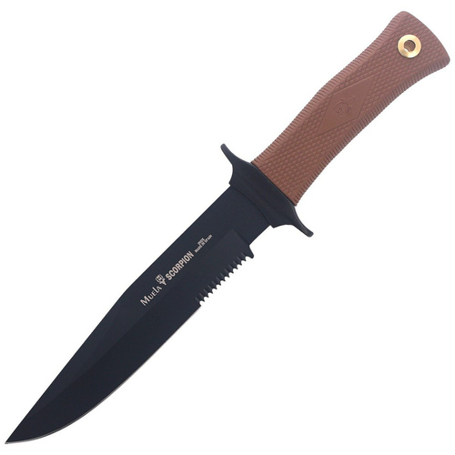 Muela - Taktický nůž s gumovou rukojetí 180 mm - SCORPION-18NM