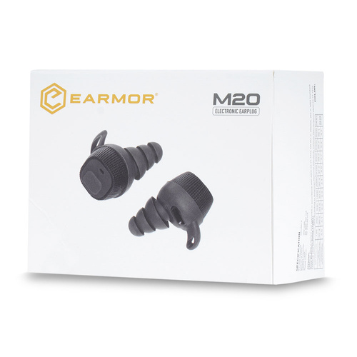 Earmor - Elektronické špunty do uší M20 - černé - M20-BK