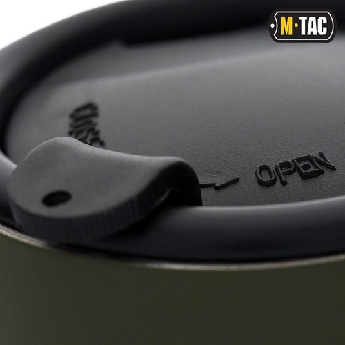 M-Tac - Termohrnek s víčkem - 280 ml - olivový - 60009001