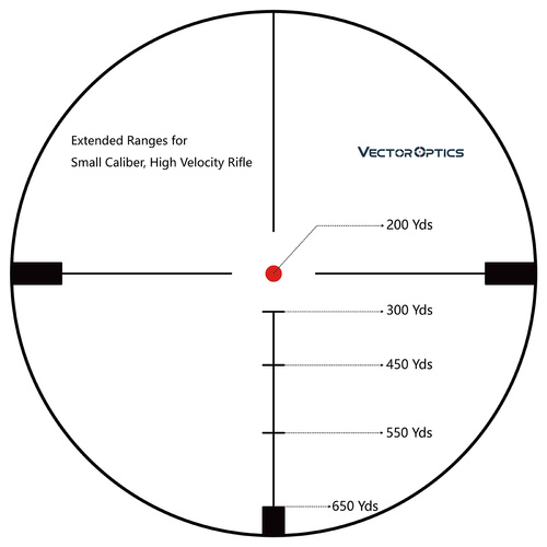 Vector Optics - Puškohled Hugo 3-12x44GT - VOI-10BDC - SFP - FMC - Černý - SCOM-31