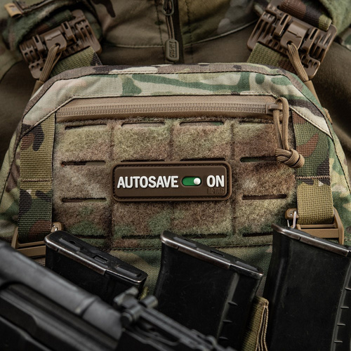 M-Tac - Morale Patch Autosave PVC - 3D - Coyote - 51116705