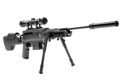 Black Ops - Odstřelovací vzduchovka s optikou 4x32 - 4,5 mm - B1008