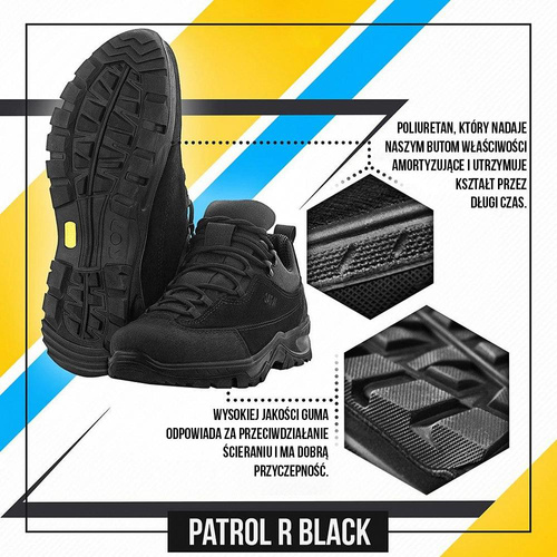 M-Tac - Patrol R Tactical Sneakers - kůže - černá - 30203902