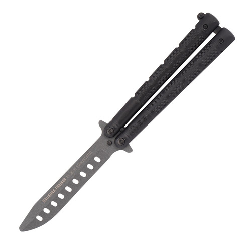 K25 - Tréninkový nůž Balisong - šedý - 36252