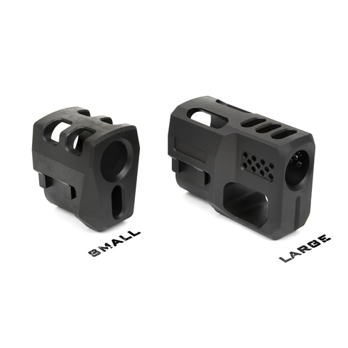 Strike Industries - Kompenzátor pro SMC Alpha MKII 3,9" velikost L - Černý - SI-SMC-COMP-L