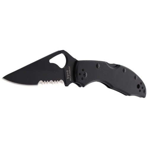 Spyderco - Nůž Byrd Meadowlark™ 2 Stainless Black / Black Blade CombinationEdge - BY04BKPS2
