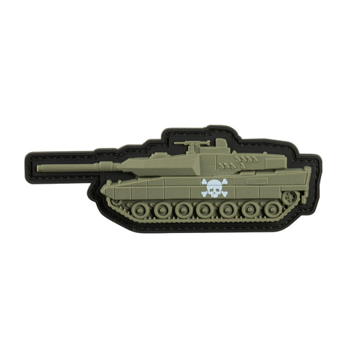 M-Tac - Nášivka na nádrž - 3D PVC - Lebka - Olive - 51338312
