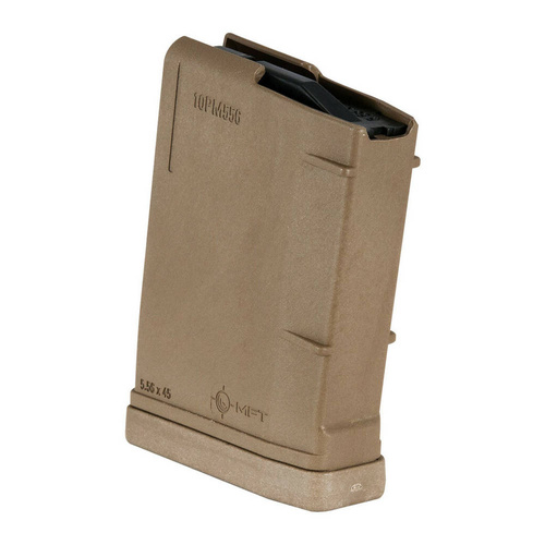 MFT - Polymerový zásobník pro AR-15 / M4 - 5,56 x 45 mm/.223/.300 AAC Blackout - 10 nábojů - Scorched Dark Earth - 10PM556BAG-SDE