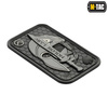 M-Tac - Morální nášivka - Molon Labe Ace 3D PVC - šedá - 51127011.