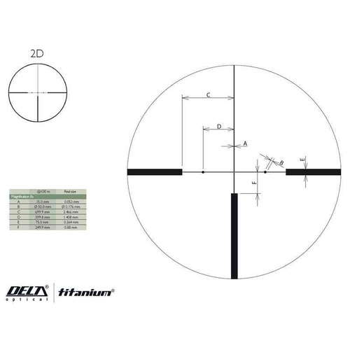 Delta Optical - Dalekohled Titanium 2,5-15x50 HD 2D - DO-2448