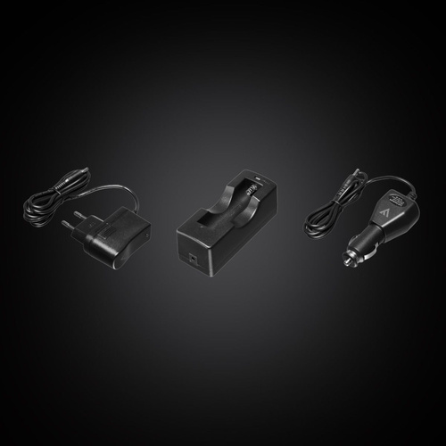 Mactronic - Taktická ruční svítilna Black EYE 650 - Černá - L-MX532L-RC/SET3