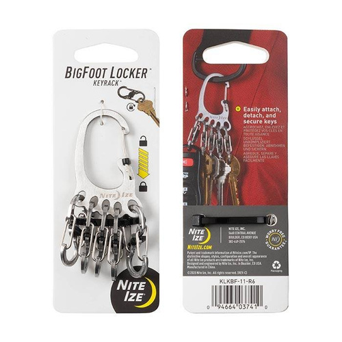 Nite Ize - BigFoot KeyRack Locker - nerez - KLKBF-11-R6