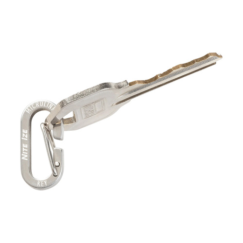 Nite Ize - MicroLink Carbiner - ocel - stříbrná - 4 ks - KL-11-4R3