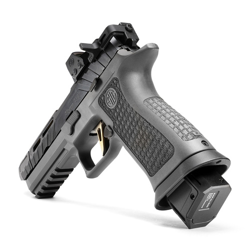 Strike Industries - Patka zásobníku EMP pro SIG SAUER P320 - hliníková - černá - SI-EMP-AL-P320-BK