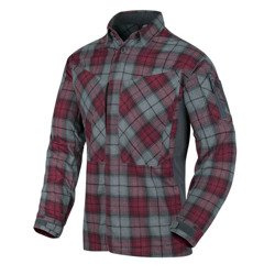 Helikon - Flanelová košile MBDU® - Rubínová kostkovaná - KO-MBD-PO-P1