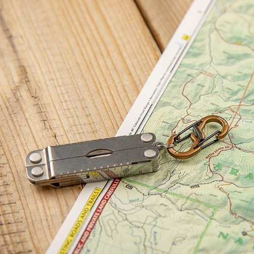 Nite Ize - S-Biner® MicroLock® Aluminum - 2 ks - oranžová - LSBMA-19-2R6