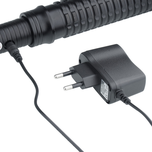 Guard - Paralyzér s LED svítilnou X10 Strobo Baton - hliník - černý - YC-X10