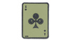 101 Inc. - 3D nášivka - Ace Of Clubs - OD Green
