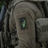 M-Tac - Morální nášivka Face of War - Cordura - Černá/Zelený - 51389201