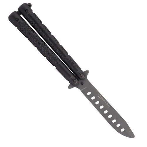 K25 - Tréninkový nůž Balisong - šedý - 36252