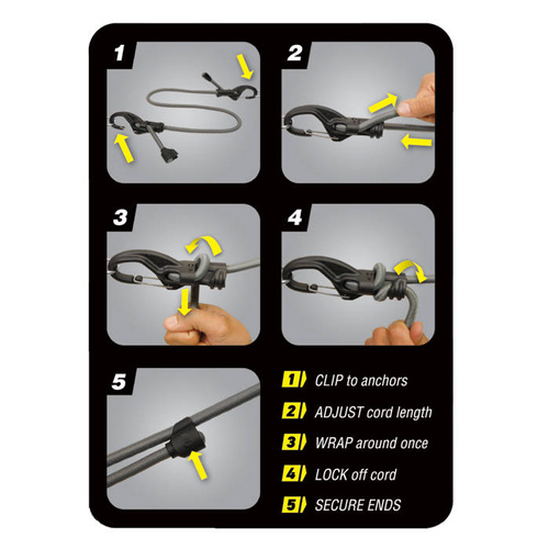 Nite Ize - Knotbone Bungee #9 Elastický popruh - 10 - 48'' - KBB9-01-R3
