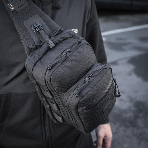 M-Tac - Cross Bag Slim Elite Hex - černá - 10210002