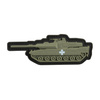 M-Tac - Nášivka na nádrž - 3D PVC - Cross - Olive - 51338310
