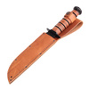 Ka-Bar 1320 - Nůž s jedním označením - kožené pouzdro