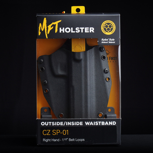 MFT - OWB pouzdro pro pistoli CZ SP-01 - černé - pravé - HCZSP01OWB-BL
