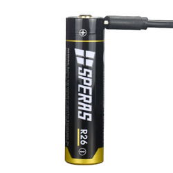 Speras - Nabíjecí baterie 18650 s micro USB R26 - 2600 mAh - SPERAS R26