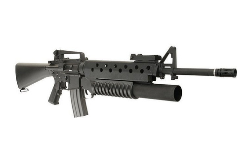 Specna Arms - replika karabiny SA-G02 ONE™ s granátometem M203 - černá