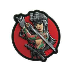 M-Tac - Tactical Girl #3 Yakuza Patch - PVC - Zelené tetování - Full Color - 51116402