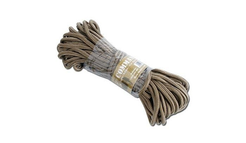 Mil-Tec - Lano 5mm - 15m - 220kg - Kojotí hnědá - 15941005-005