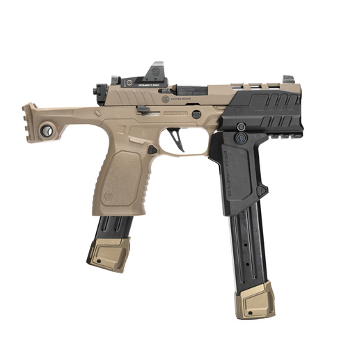Strike Industries - Štít proti výbuchu pro pistole SMC Alfa/Bravo - Černý - SI-SMC-BS-S