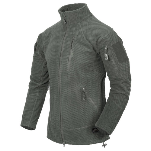Helikon - Bunda Alpha Tactical Grid Fleece - zelená - BL-ALT-FG-21