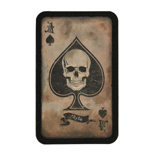 M-Tac - Nášivka Ace of Spades - Morale Patch - Black / Coyote - 51101005