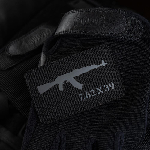 M-Tac - Laserem řezaná nášivka AKM 7.62x39 - černá/šedá - 51110211